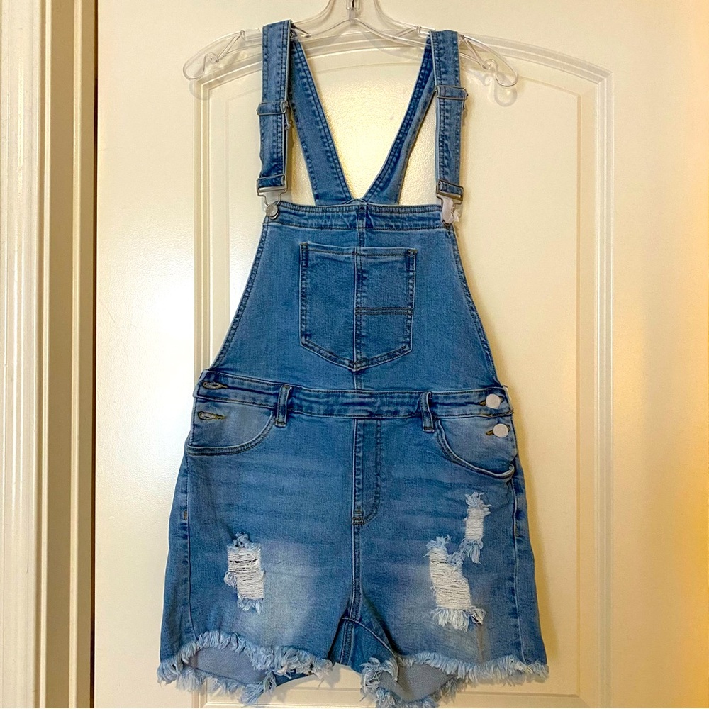 Denim jumper.